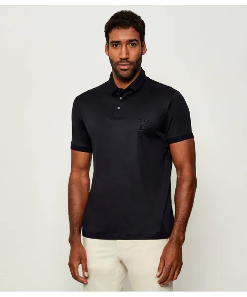 

Футболка поло Regular fit Emporio Armani, синий