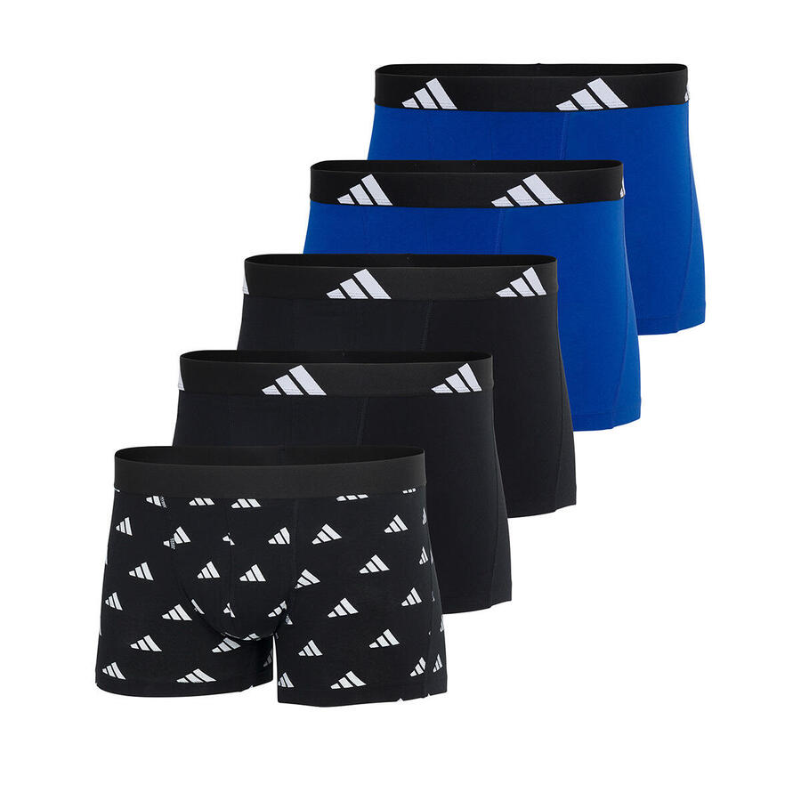 

ADIDAS Мужские шорты/брюки в ретро-стиле – упаковка из 5 шт., Active Flex Cotton