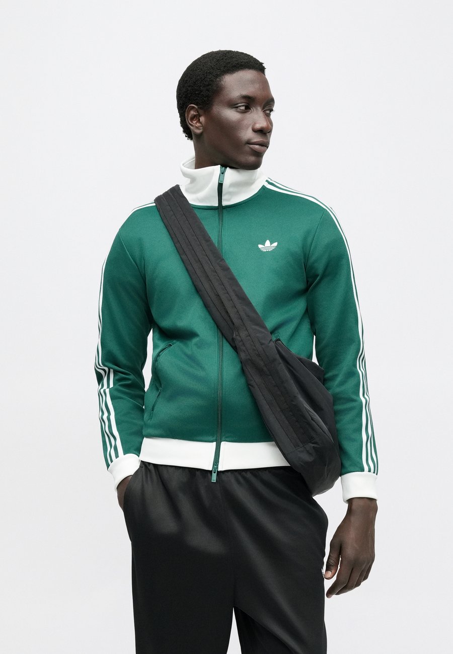 Толстовка Adidas Originals CLASSIC, Collegiate Green/White/Dark Green — фото 4