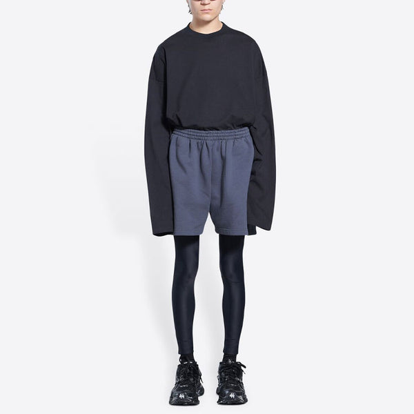 Шорты political campaign sweat shorts 'dark grey' Balenciaga, серый — фото 3