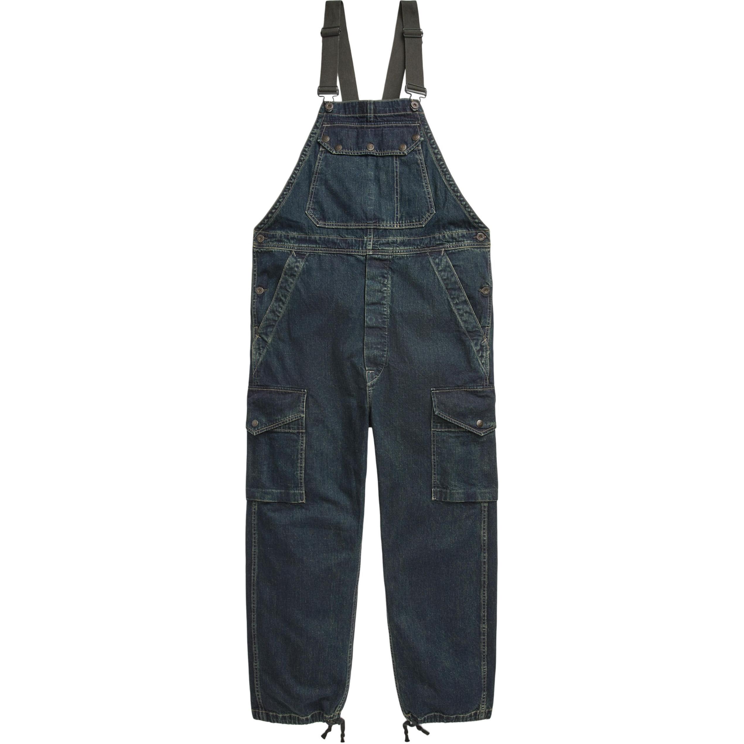 

Ralph Lauren Rrl Dawson джимовые комбинезон Double RL, синий