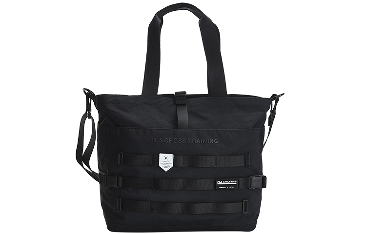 

FILA Спортивная тканевая наплечная сумка большого размера унисекс угольно-черный