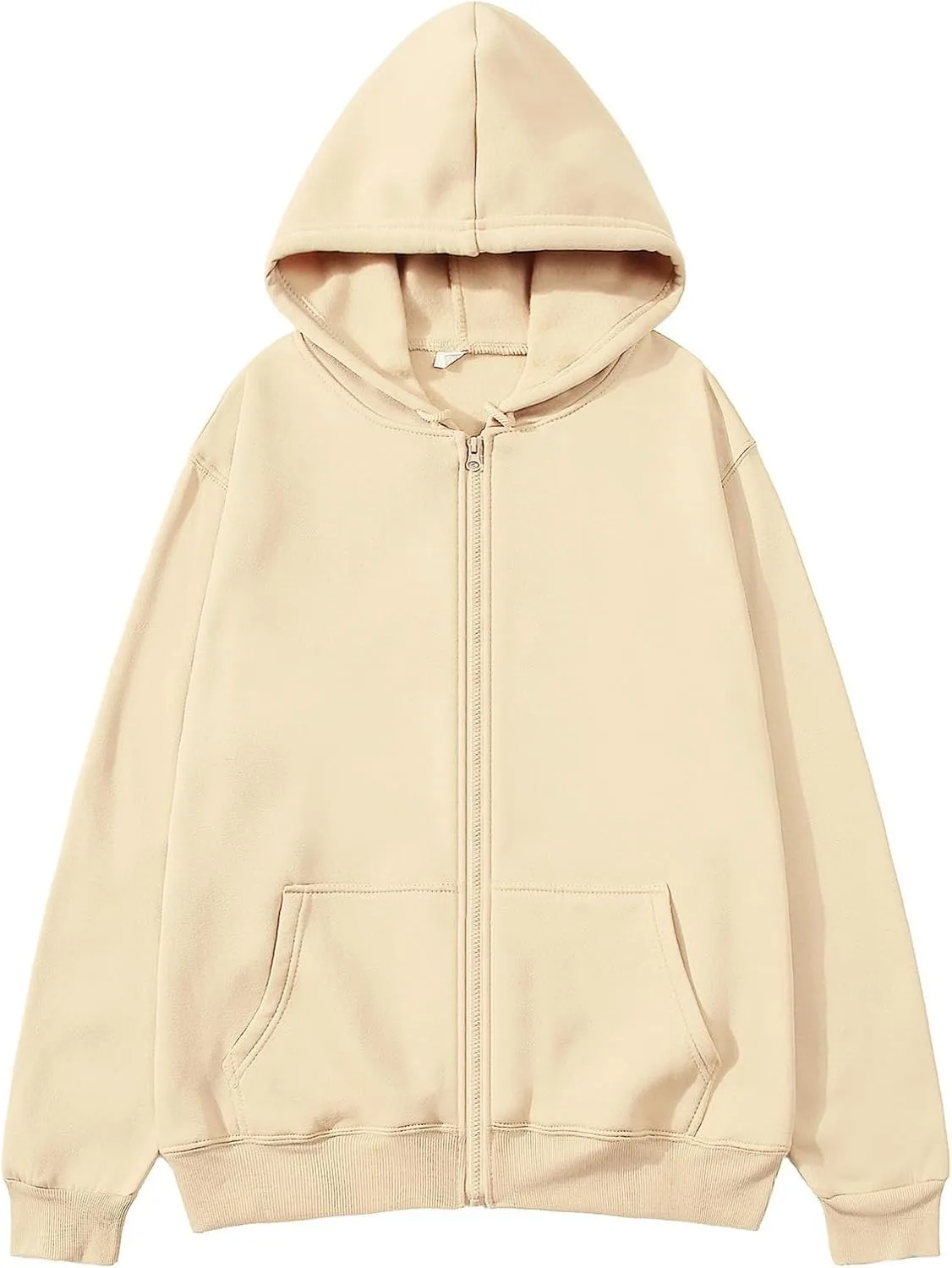 Толстовка с капюшоном для мужчин, Casual Fleece, на молнии, с карманами — фото 4