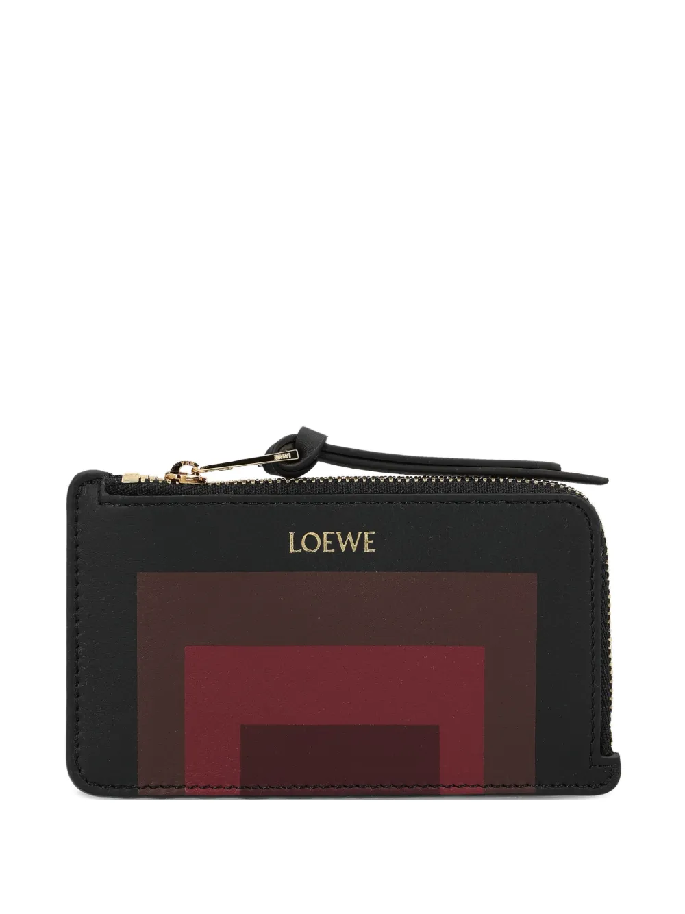 

Кошелек на молнии с геометрическим узором X Albers LOEWE, черный