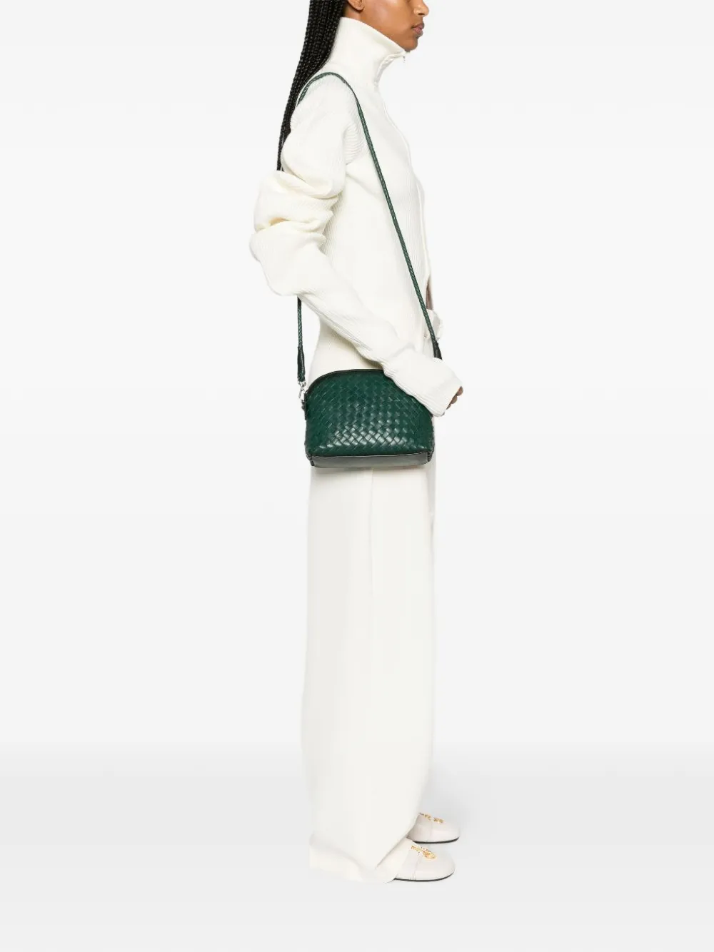 

Плетеная сумка на плечо Chunky Fellini Dragon Diffusion, зеленый