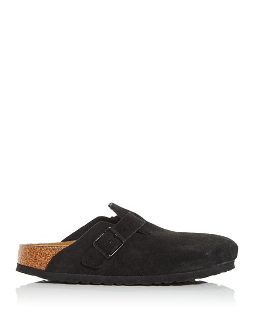 Женские бостонские сабо Birkenstock, цвет Black — фото 3