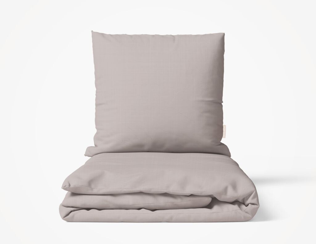 

Комплект постельного белья Фабрика прачечной MOMM из чистого льна, цвет серо-коричневый, размер 135х200+80х80 MOMM Wäschefabrik