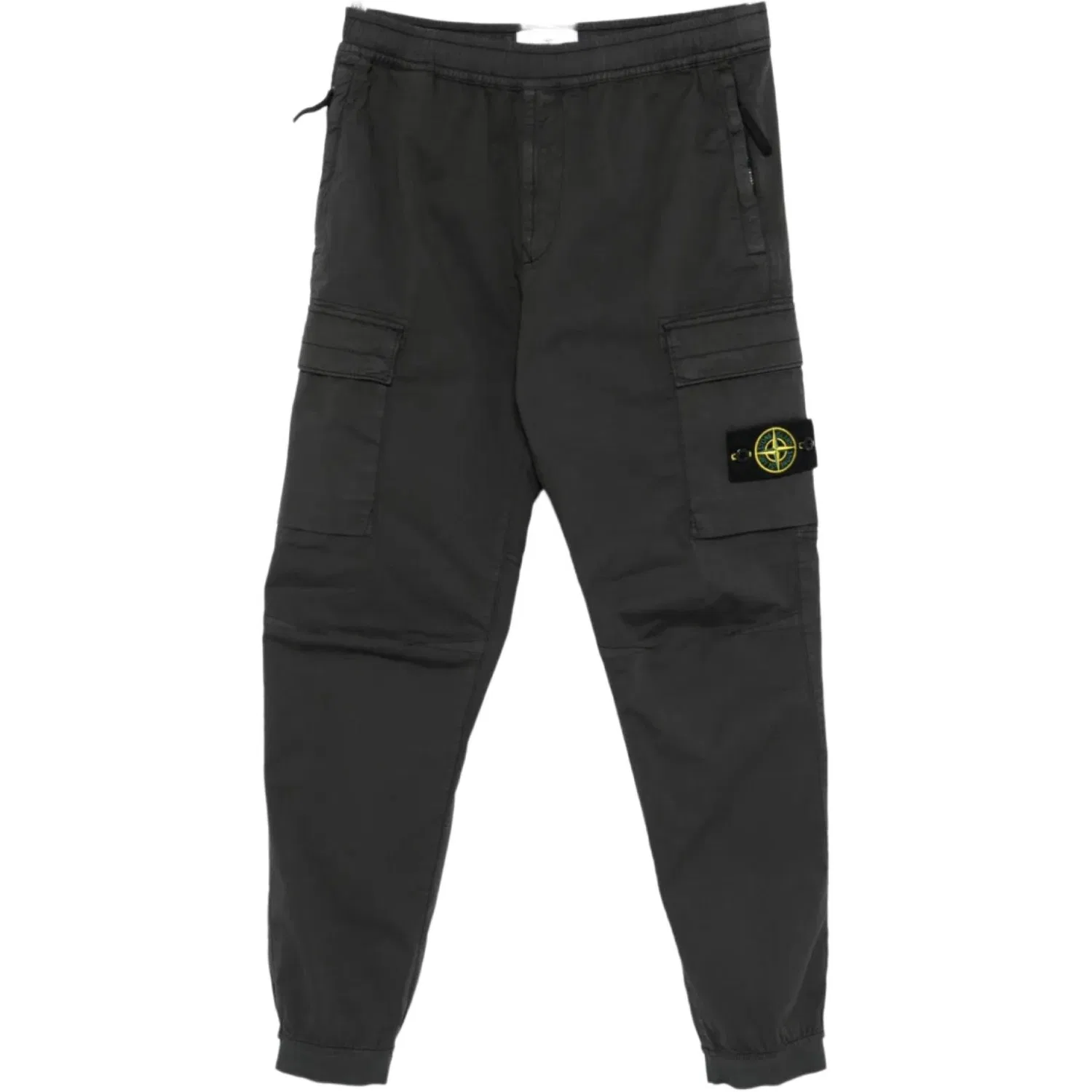 Брюки карго regular tapered fit STONE ISLAND, Black Gray