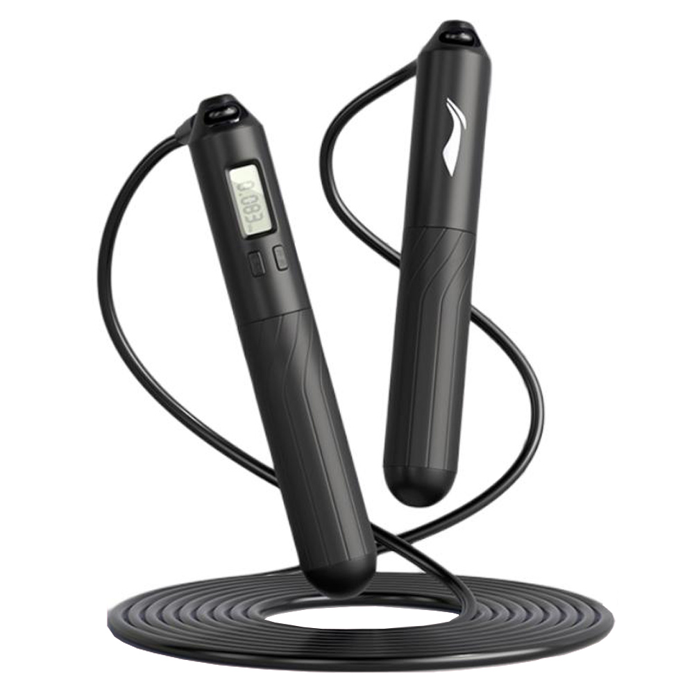 

Электронная скакалка для подсчета прыжков PVC Kids' 2,8 м LINING, черный