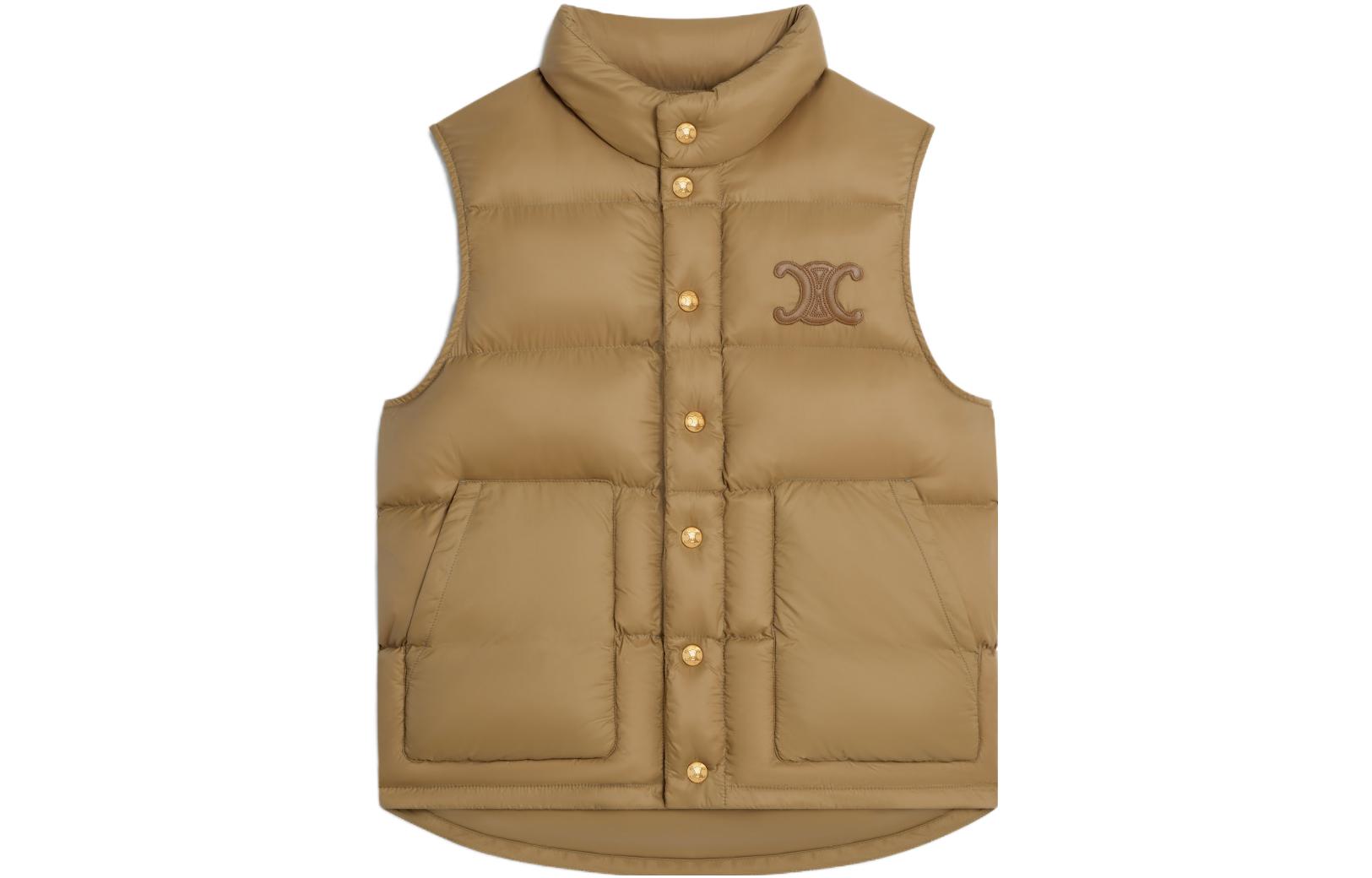 

Женский жилет CELINE, Умбра, Желтый, Женский жилет CELINE, Умбра