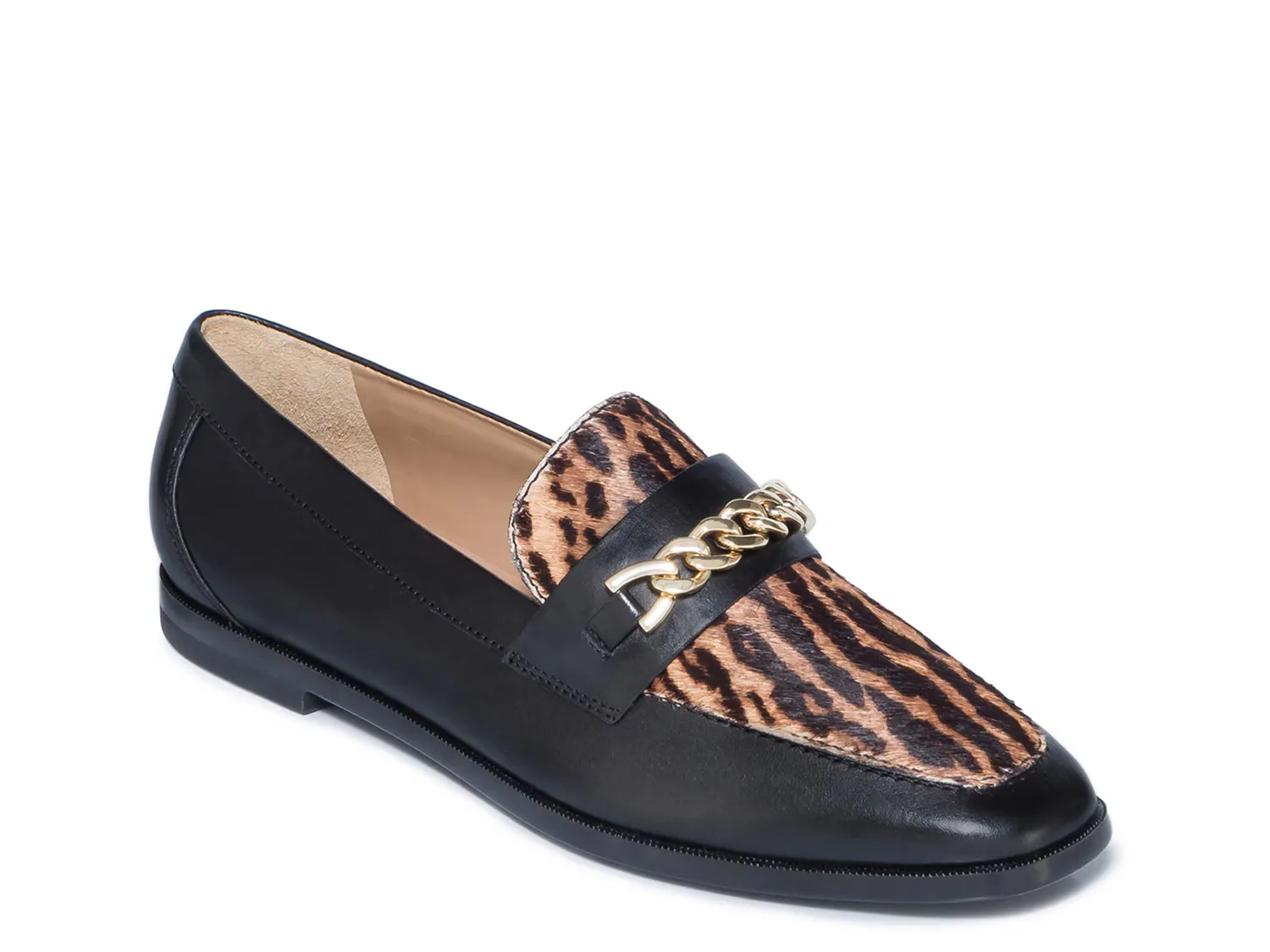 

Лоферы Zephyr Loafer Bernardo, черный/леопардовый принт