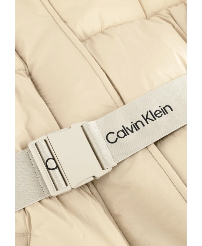 Куртка средней плотности с подкладкой на поясе Calvin Klein, бежевый — фото 2