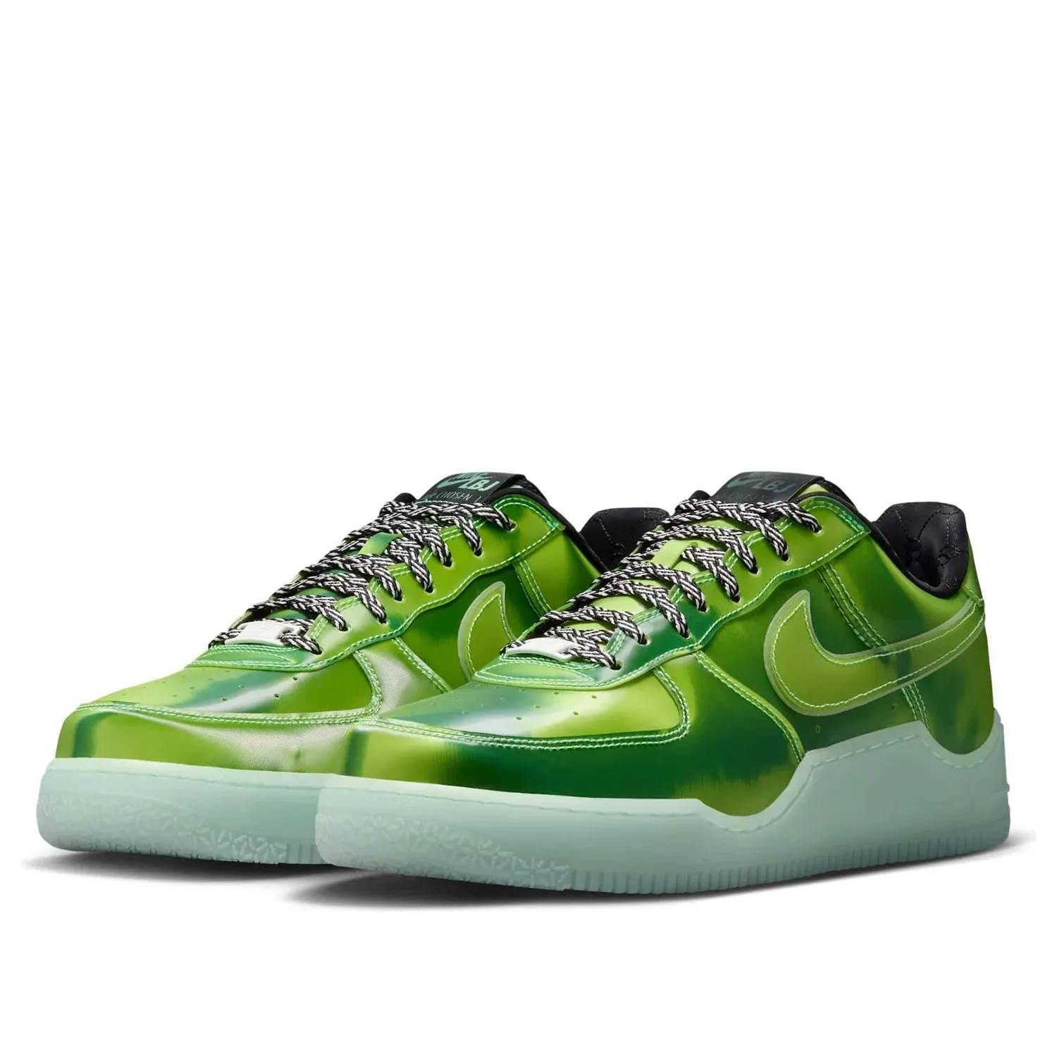 Кроссовки Nike Air Force 1 Low 'LeBron', зеленый — фото 3