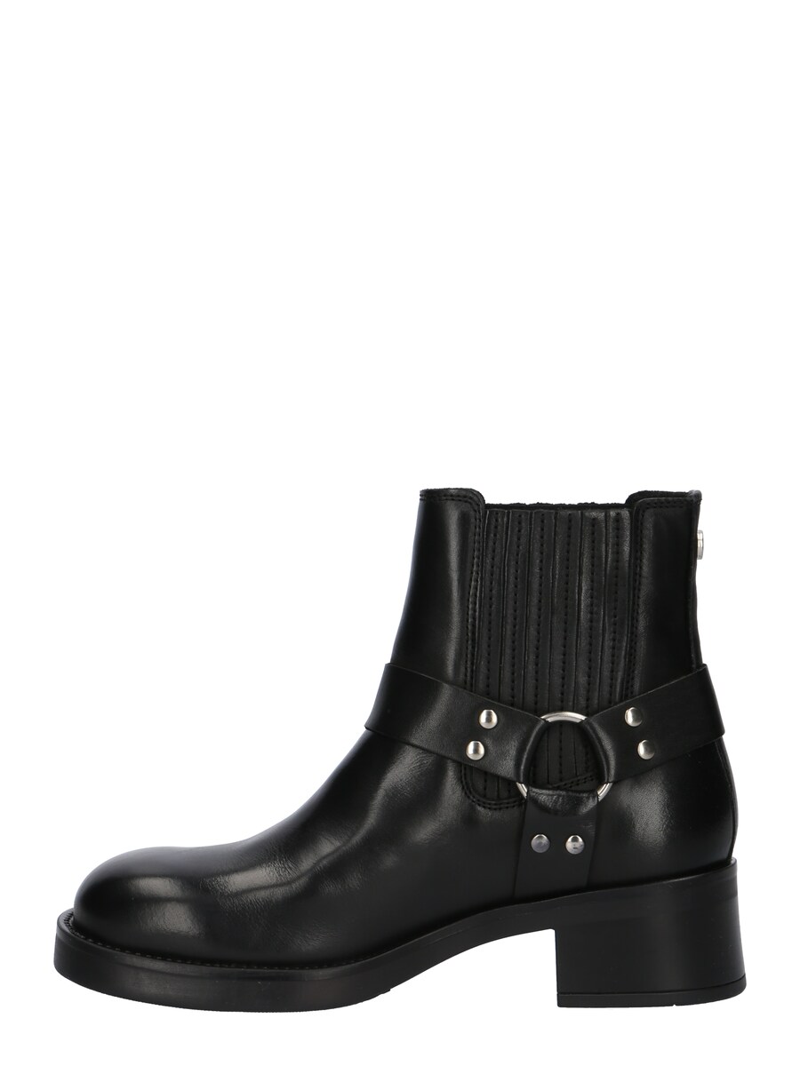 Ботинки женские челси Steve Madden с пряжками, черный — фото 2