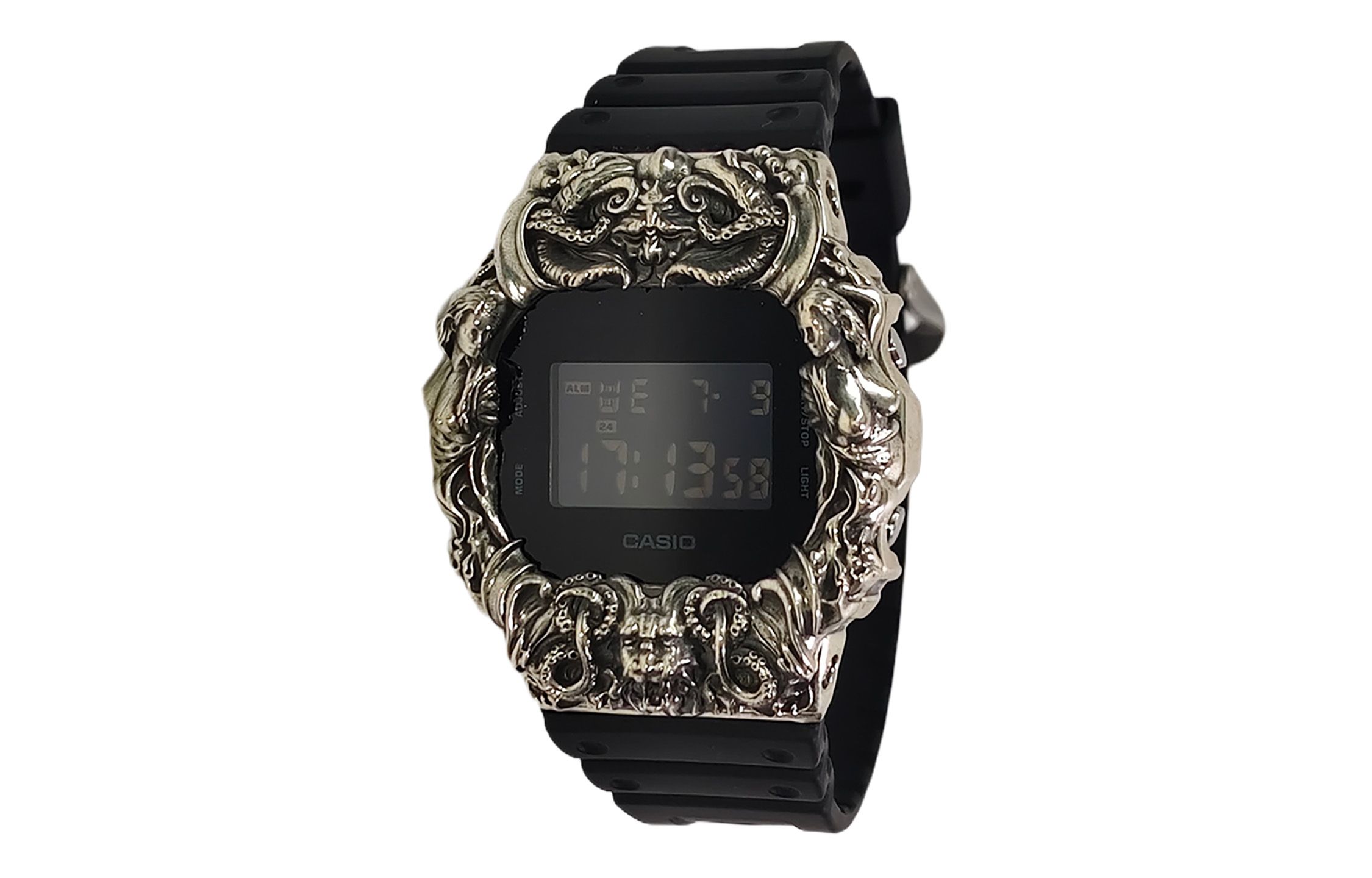 

CASIO Часы Retrofit Series Thorn Compact Collection Quartz Movement Resin Strap Watch Unisex Black Dial