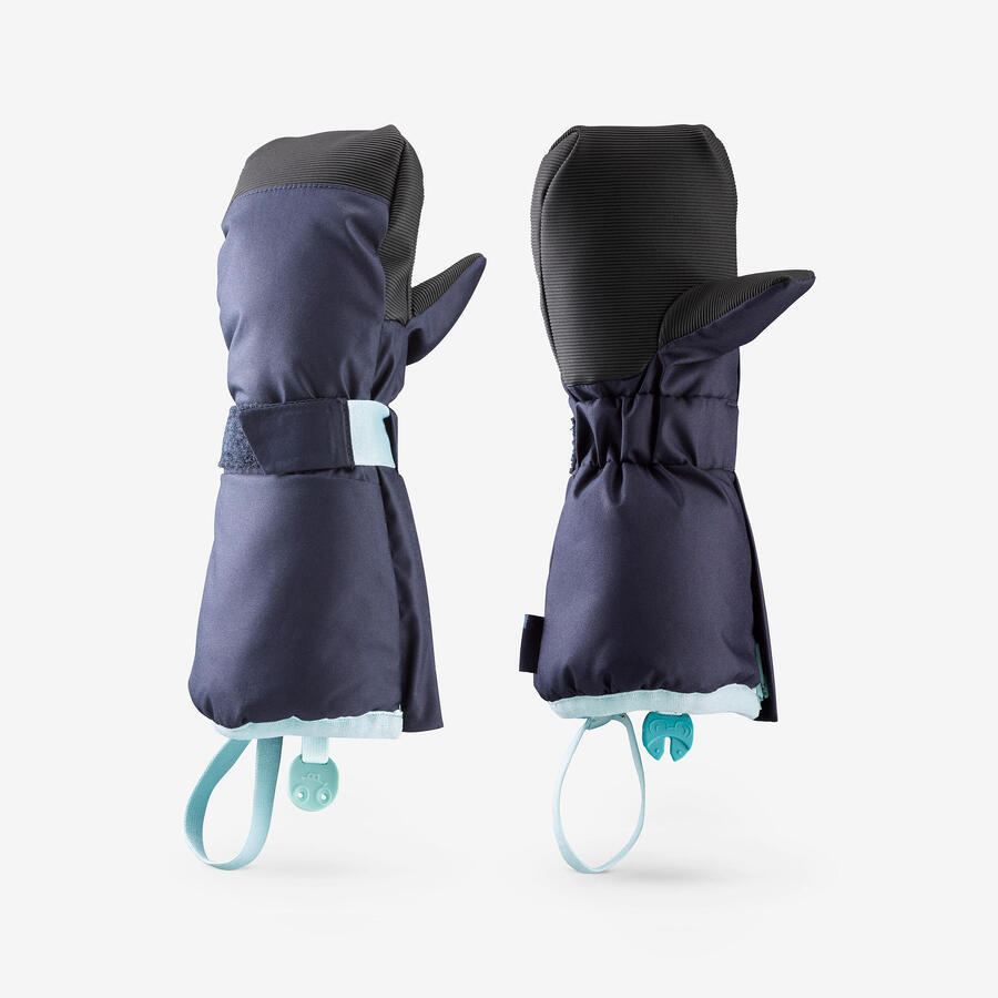 

QUECHUA Варежки горнолыжные для детей 3-6 лет - 500 Детские синие