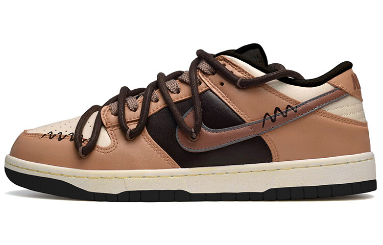 

Кроссовки Nike Dunk Skateboard Shoes Men Low-Top Black Brown