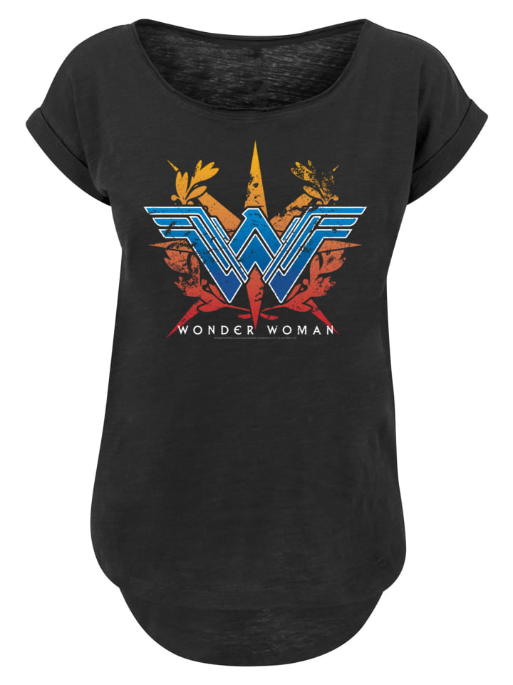

Длинная футболка с логотипом DC Comics Wonder Woman Wreath в черном цвете F4NT4STIC, Черный, Длинная футболка с логотипом DC Comics Wonder Woman Wreath в черном цвете F4NT4STIC