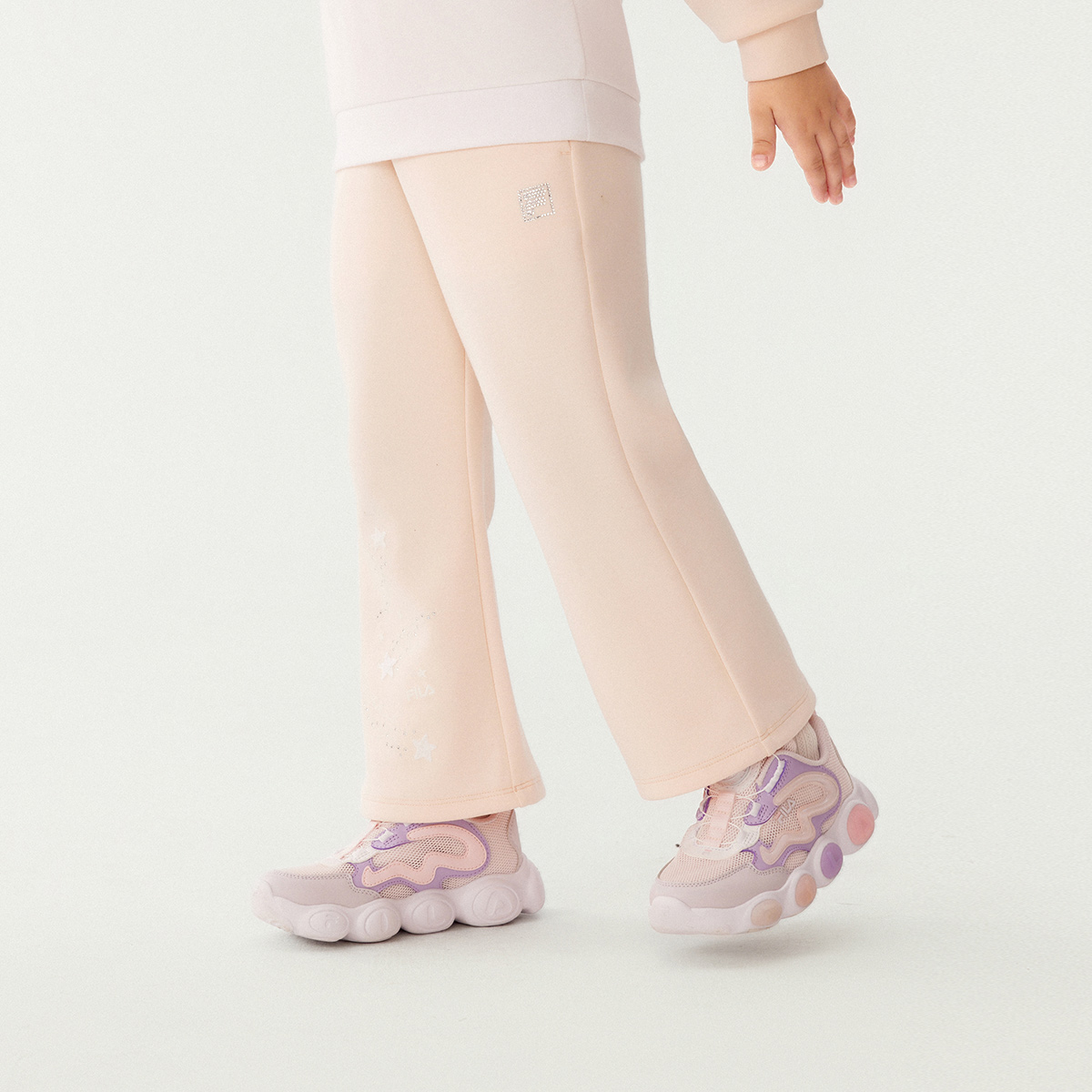 Брюки для детей 3-7 лет FILA KIDS, светло-оранжевый — фото 3