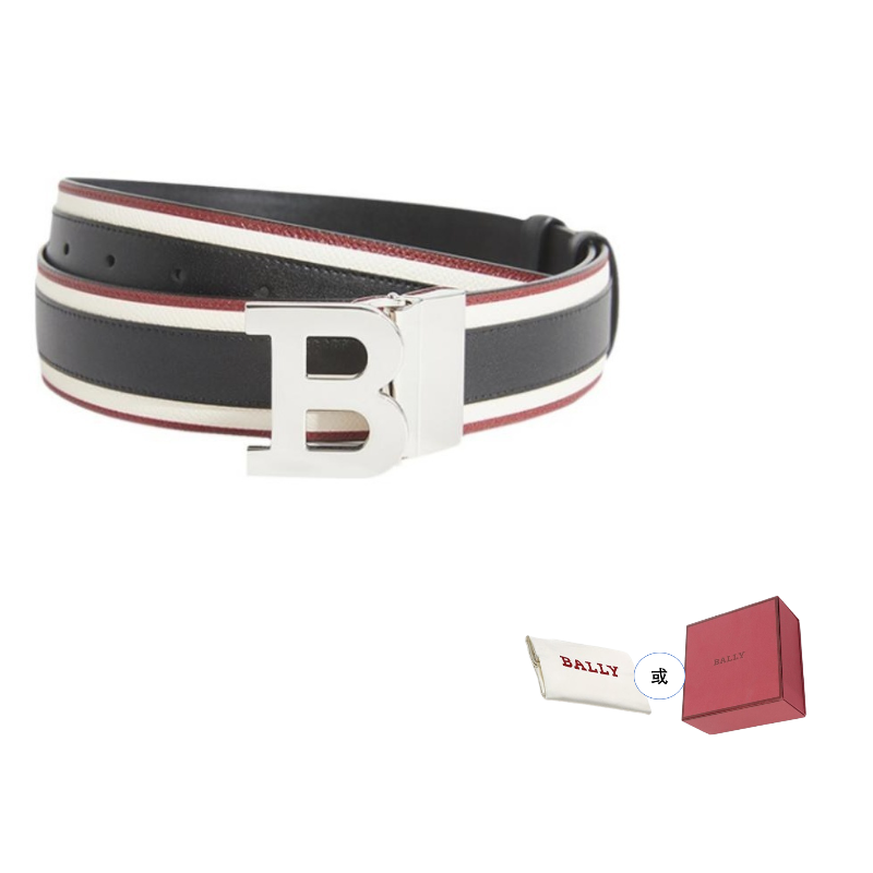 

Пряжка-застёжка-украшение кожаные ремни мужские чёрный ширина 4,5 см BALLY, черный