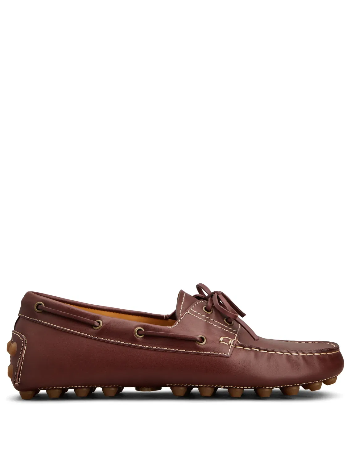 Кожаный топсайдеры Tod's, коричневый