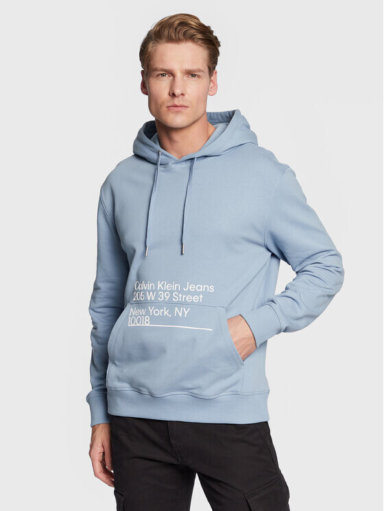 

Толстовка стандартного кроя Calvin Klein, синий