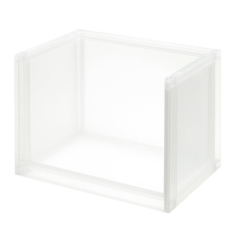 

Органайзер Muji для храненияI, длина 37 × ширина 26 × высота 9 см.
