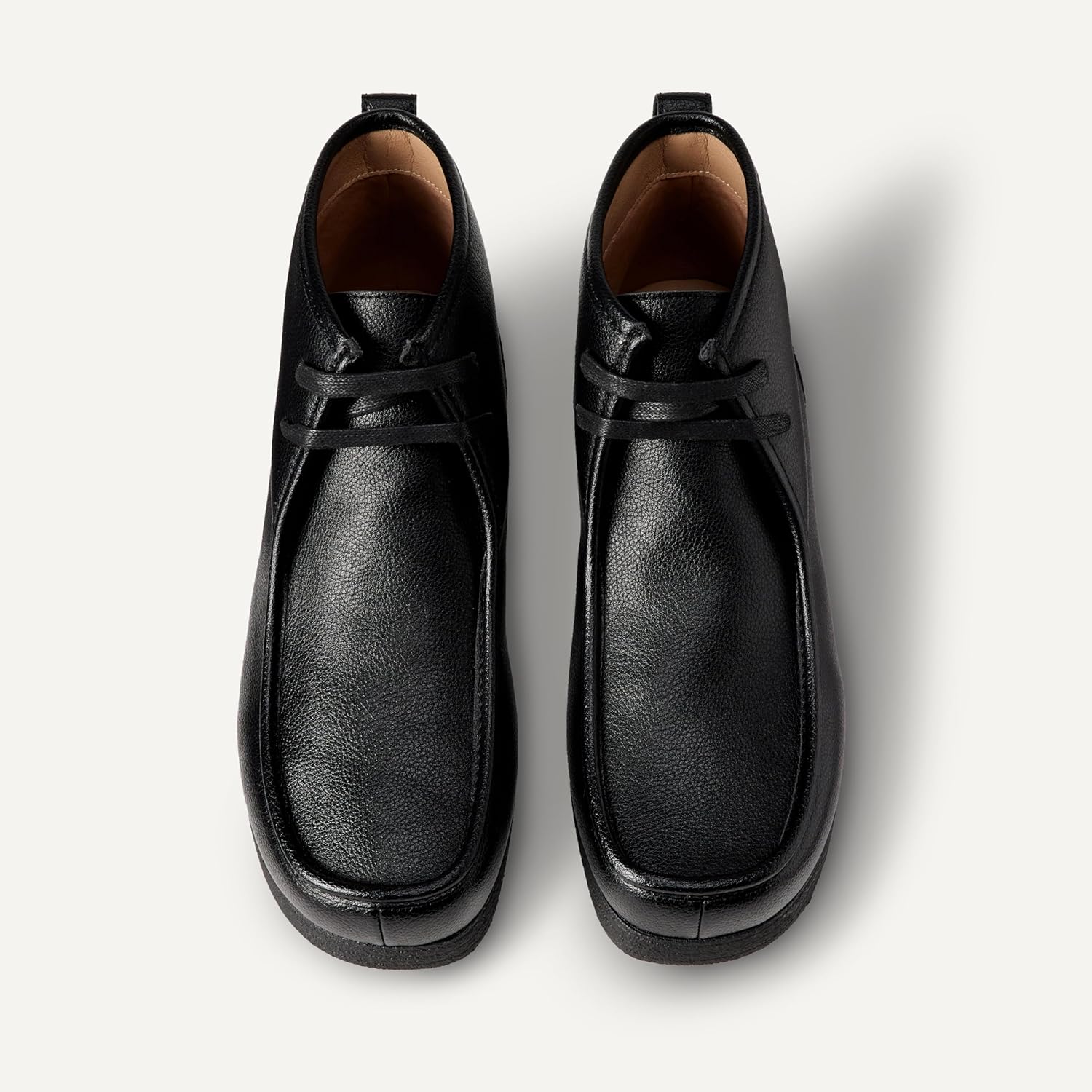 Мужские ботинки Amazon Essentials Chukka с носком-мокасином, черный — фото 4