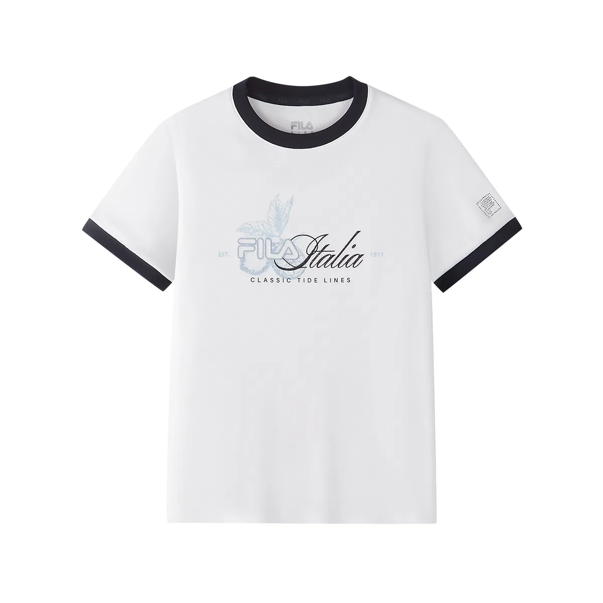 Футболка с круглым вырезом FILA KIDS, Standard White