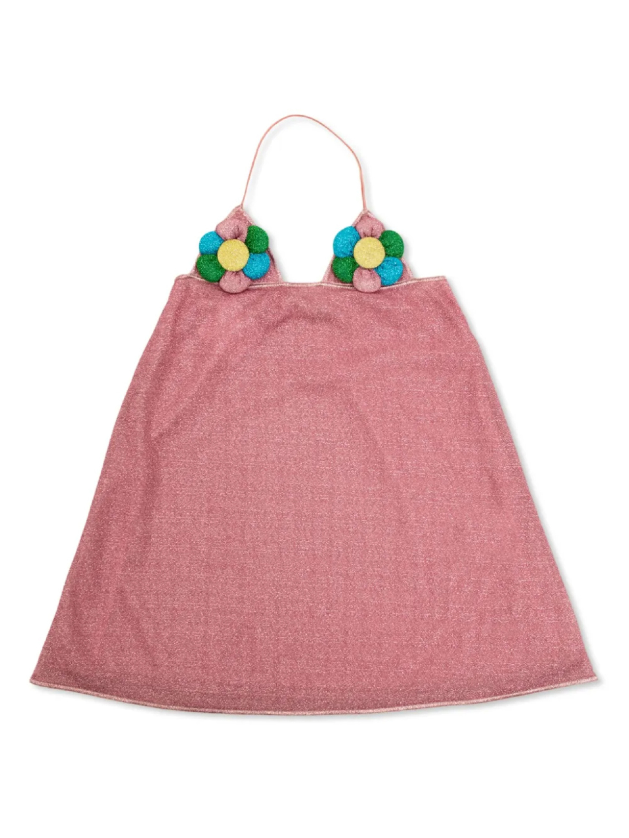

Платье Oseree Kids с цветочной аппликацией, розовый