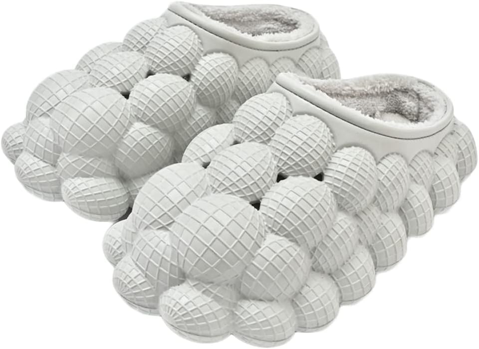 

Домашние тапочки Rojeam Winter теплые для дома, для улицы и дома, с нескользящей подошвой, для мужчин и женщин, серый