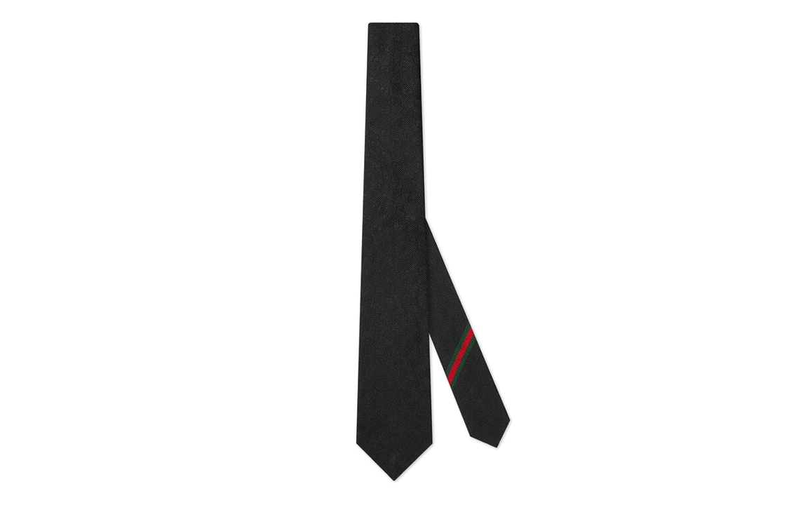 

GUCCI Галстук мужской черный