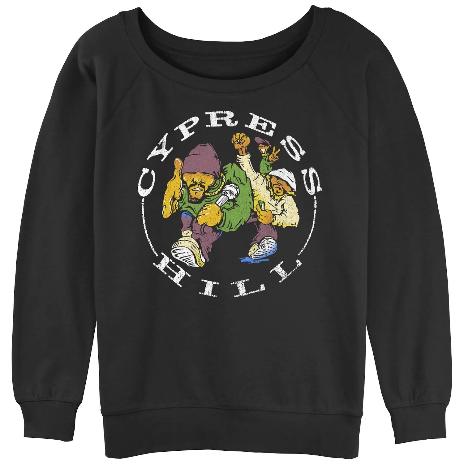 

Толстовка с напуском с рисунком Cypress Hill Trio для юниоров Licensed Character