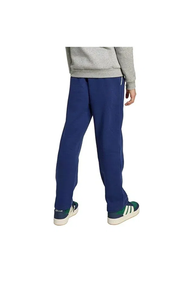 Детские спортивные штаны для девочек длинные джинсовые Adidas, Navy Blue — фото 2