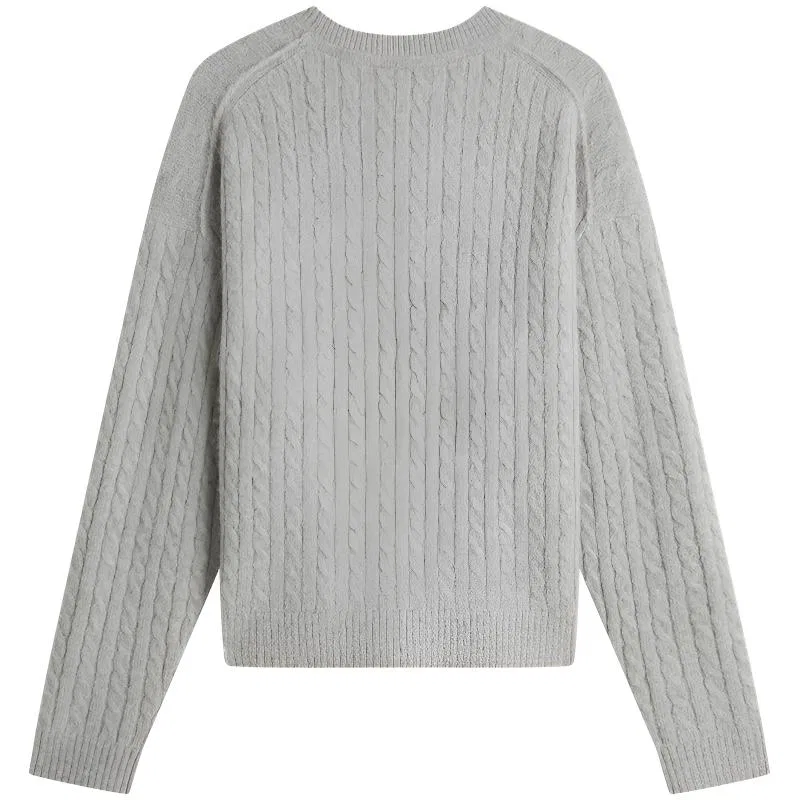 Женский свитер с круглым вырезом Tommy Hilfiger, Dark Blue C7I — фото 4