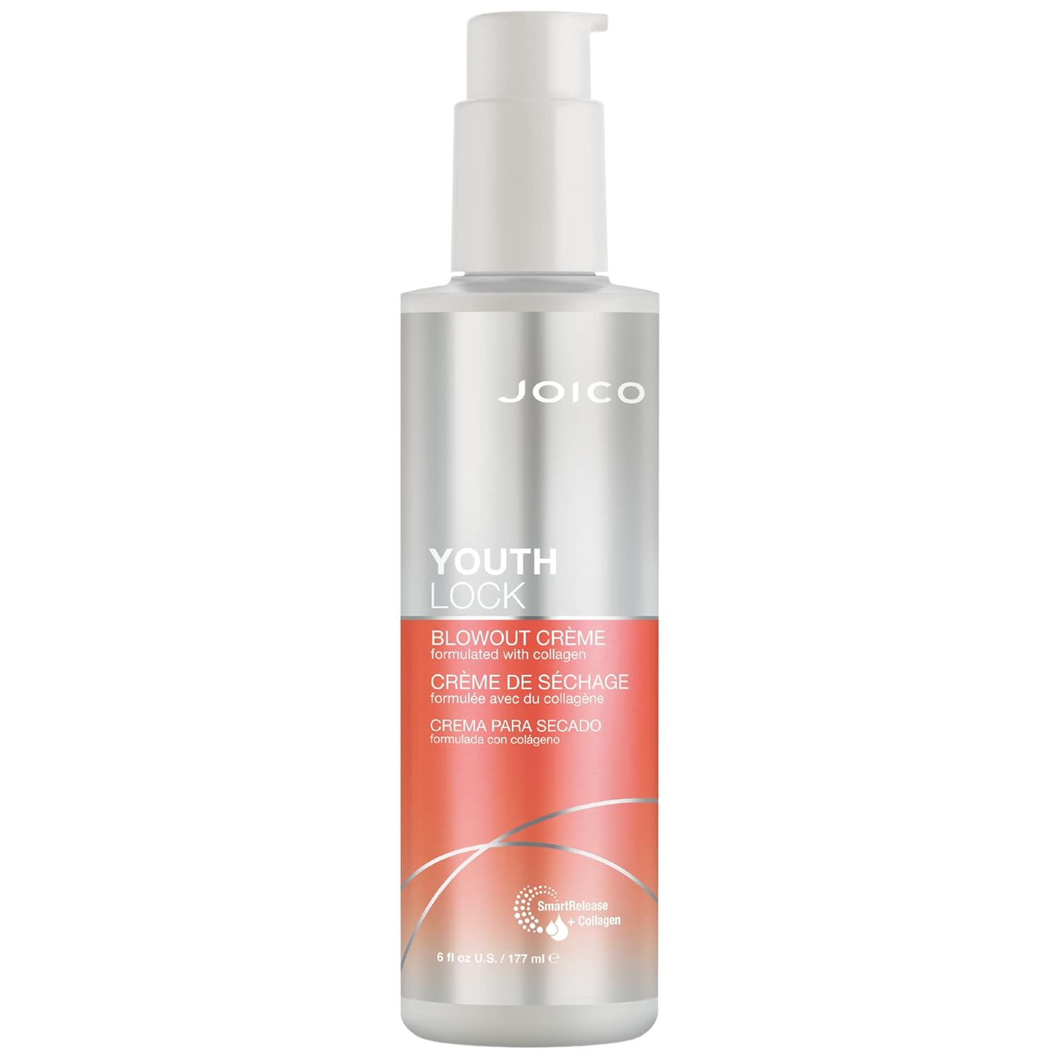 

Крем для выпрямления волос Joico YouthLock Blowout with Collagen, 177 мл
