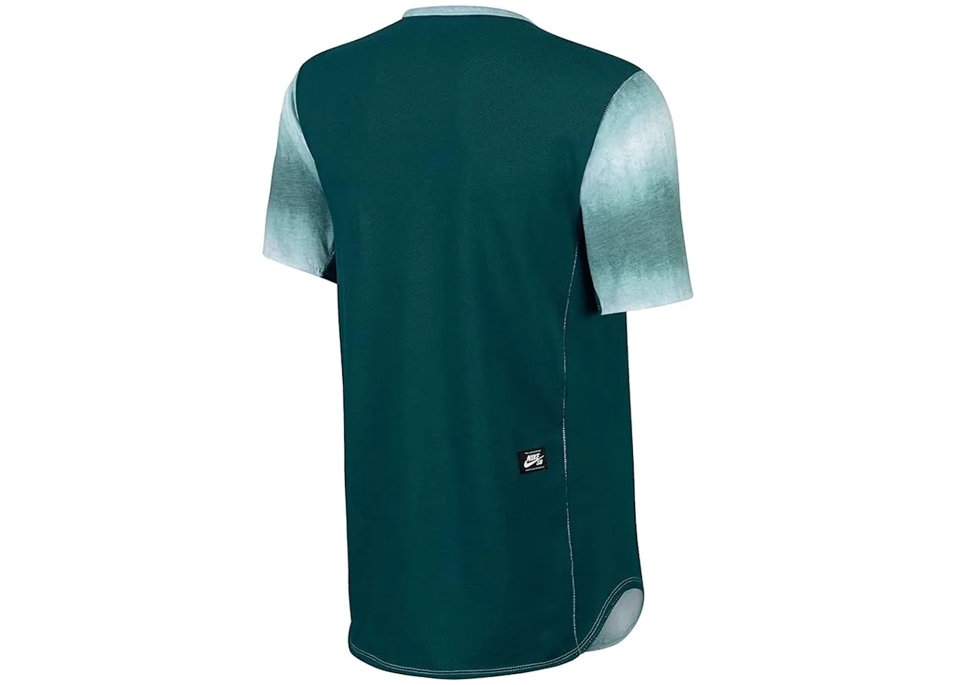 Мужская футболка с градиентным принтом Nike SB Skyline DFC Dip Fade Pocket Tee Nike, Teal — фото 2