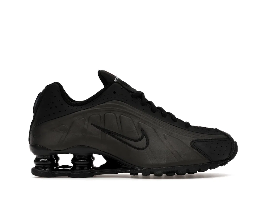 Детские кроссовки Lifestyle Nike Shox R4 Nike, Black/Black/Bright Crimson/Black