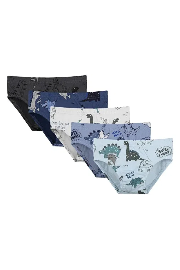 Детские трусы для мальчиков хлопковые комплект 5 pack Donella, Anthracite