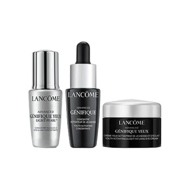 Набор миниатюр для ухода за кожей с сыворотками и кремом для глаз, LANCOME, Black — фото 3