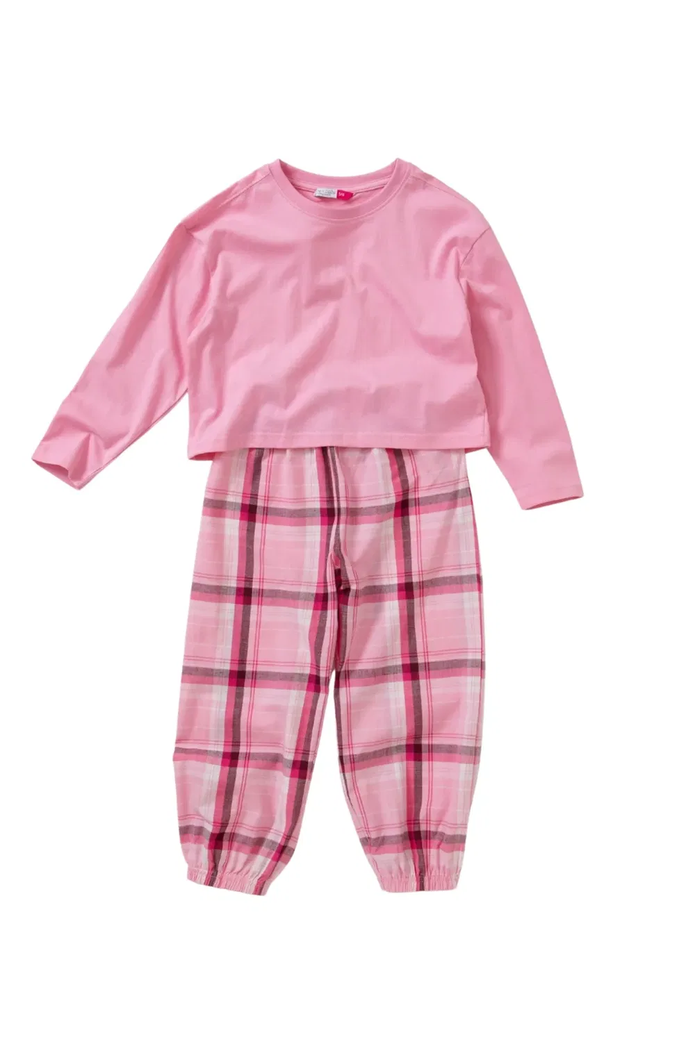 Детская пижама-комплект в клетку Cozy N Dozy, Pink