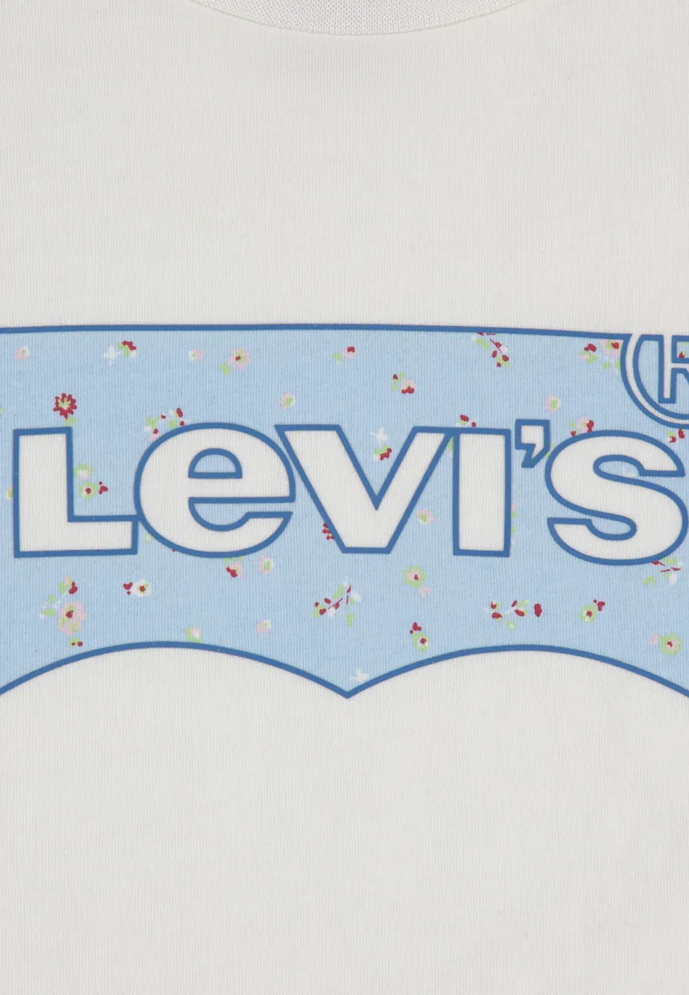 Футболка с принтом "летучая мышь" Levi'S, Egret — фото 3