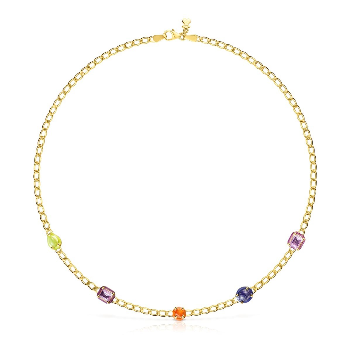 

Колье Tous Vibrant Colors, позолоченное серебро/драгоценные камни/эмаль