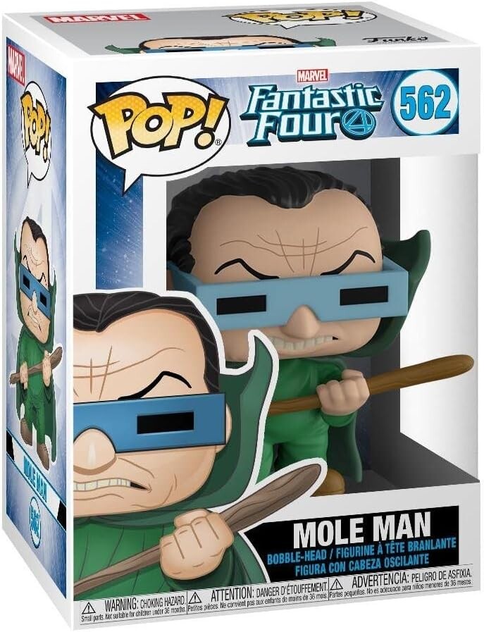 

Фигурка Funko Pop! Marvel: Fantastic Four - Mole Man, Multicolor