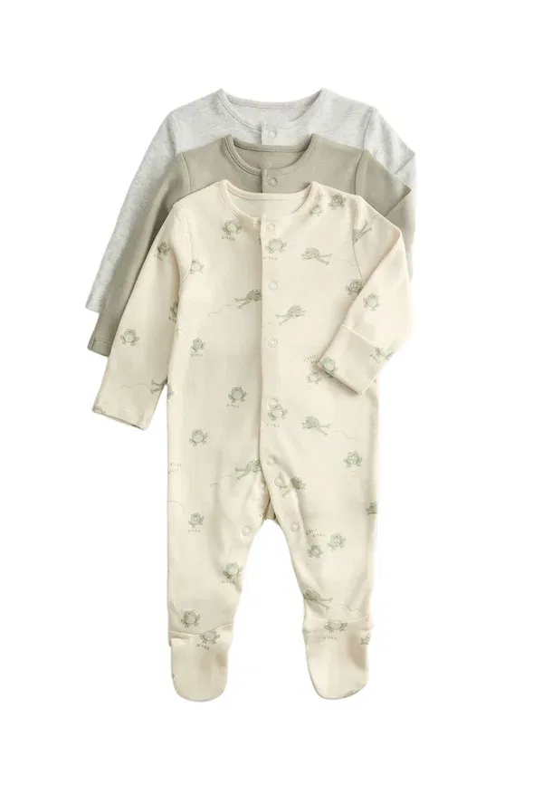 Комплект из 3 спальных мешков с принтом Animals, frog, Marks & Spencer, grey mix, серый