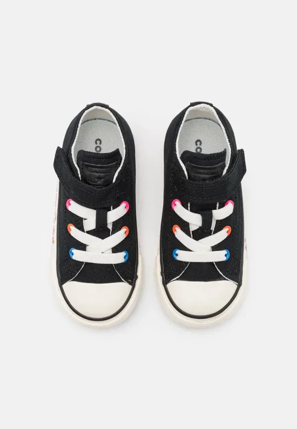 Детские кроссовки Converse, черный/розовый — фото 4