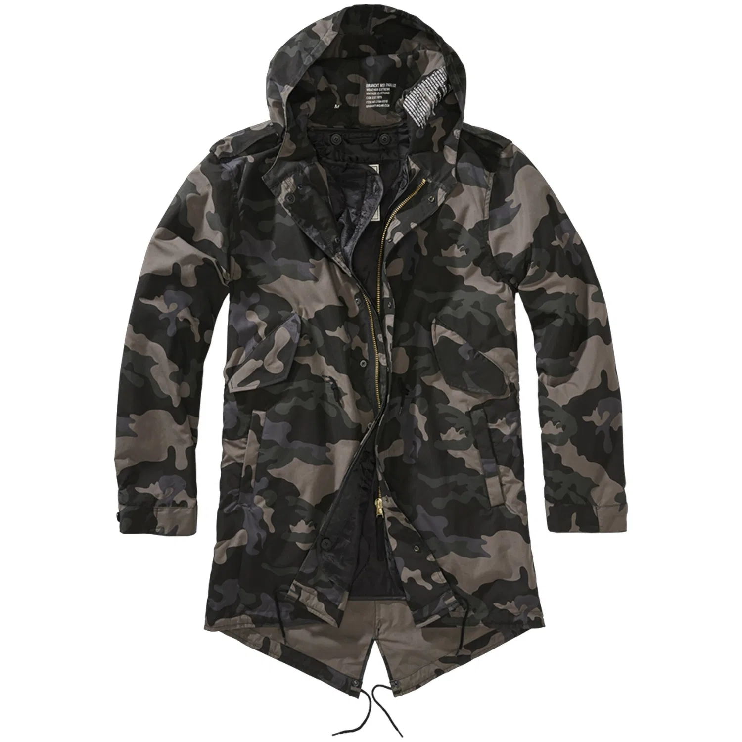 Мужская зимняя парка M51 Brandit, Dark Camo