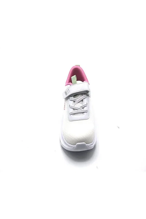 Детские кроссовки для девочек с липучкой Pepino, White Pink