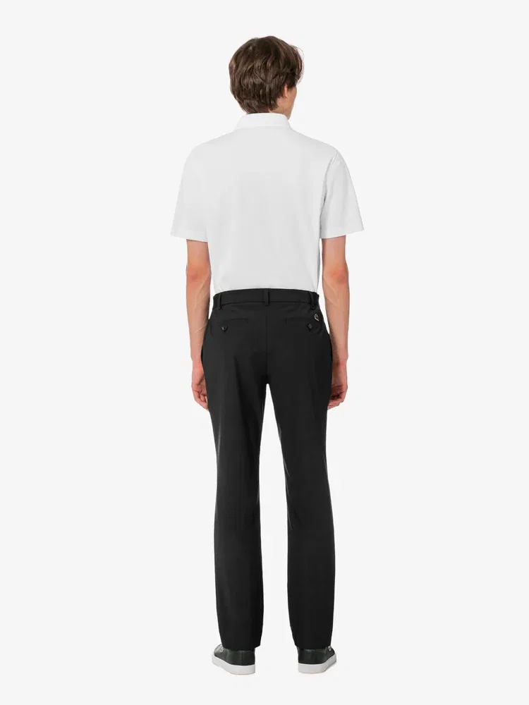 Чиносы с принтом LACOSTE, Black — фото 3