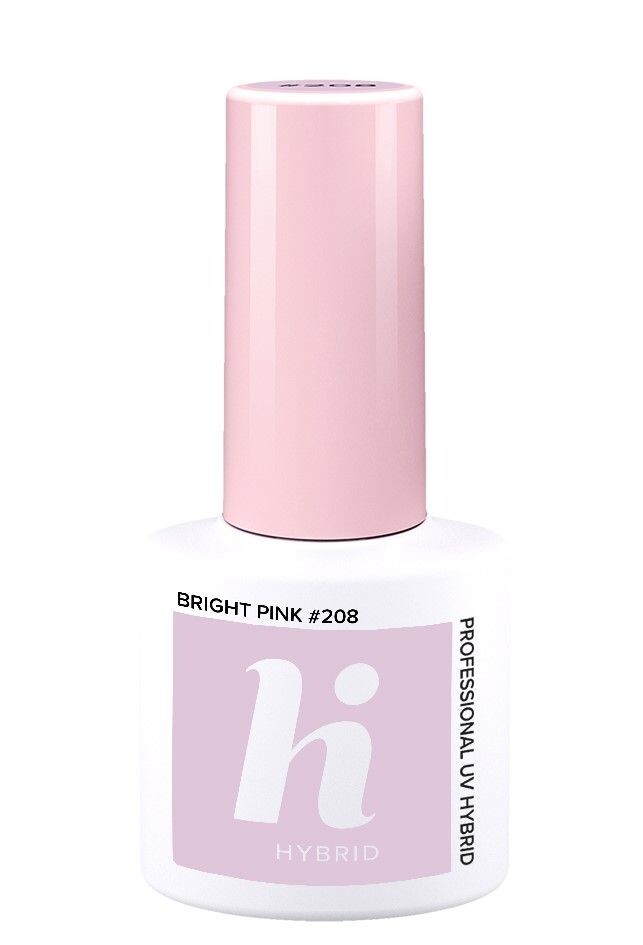 

Hi Hybrid гибридный лак для ногтей, 208 Bright Pink